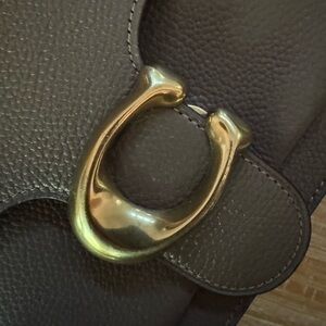 Taupe coach tabby bag